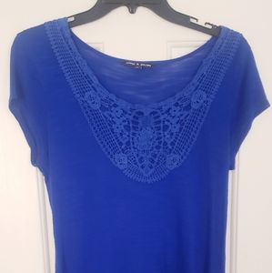 Ladies blue top
